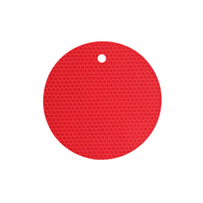 Round Silicone Pan Coaster Trivet Assorted Colours