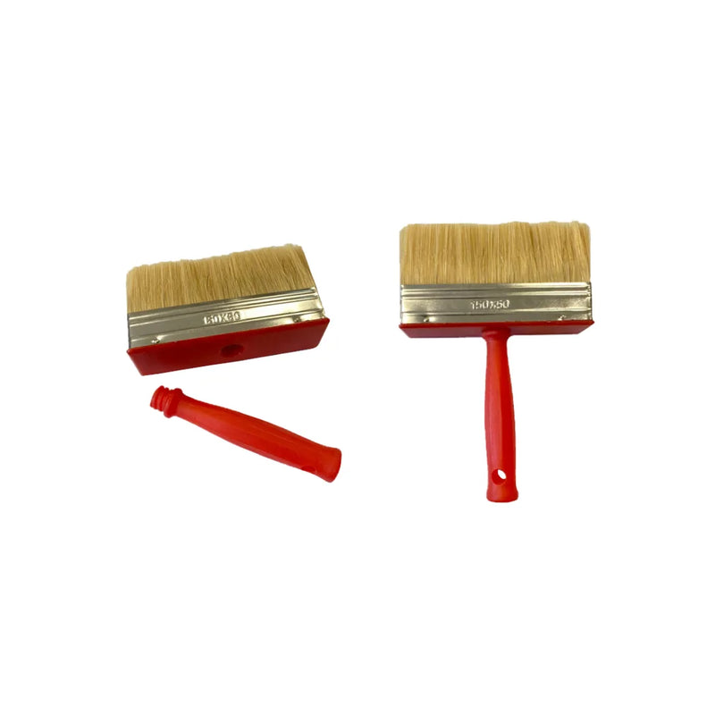 Heavy Duty Soft Bristle Wallpaper Paint Brush Assorted Colour Handle