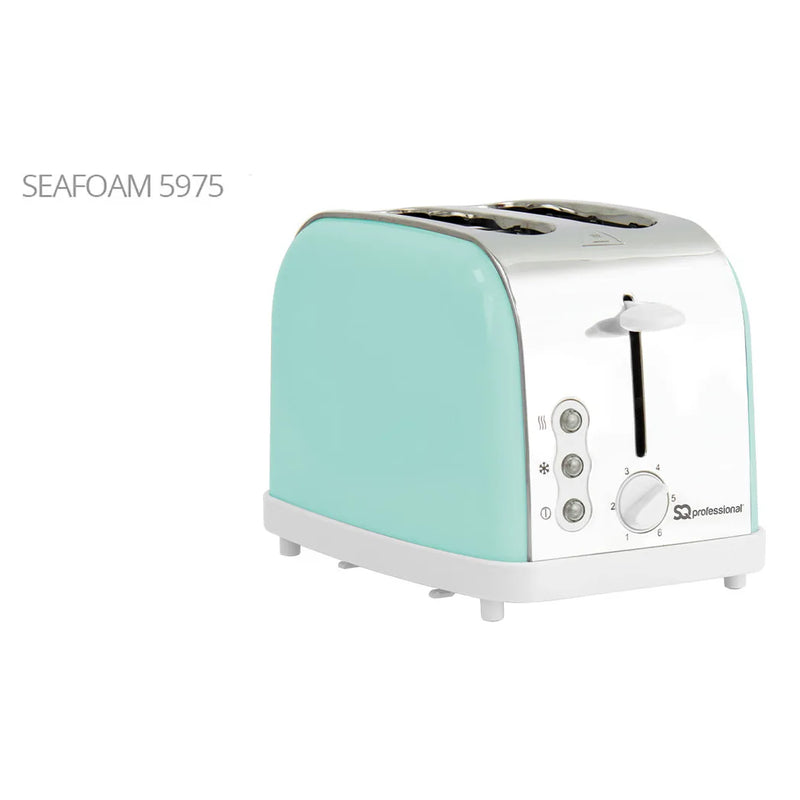 Sq Professional Dainty 2 Slice Toaster 900W Seafoam