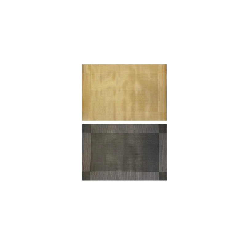 Pvc Woven Plastic Dining Placemat Assorted Colours