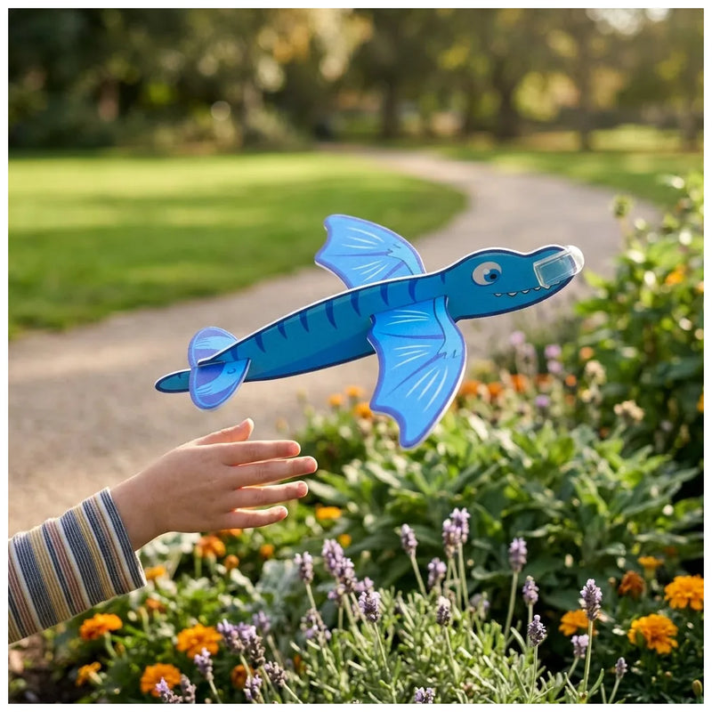 Dinosaur Gliders Assorted Designs Single Unit Flying Toy