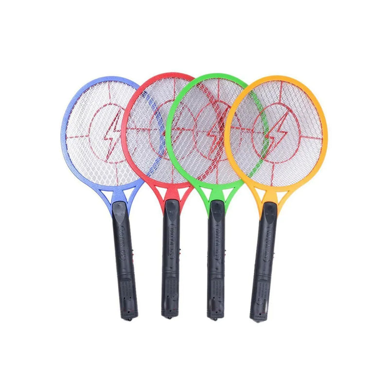 Electric Fly Mosquito Swatter Racket Usb Rechargeable Assorted Colours