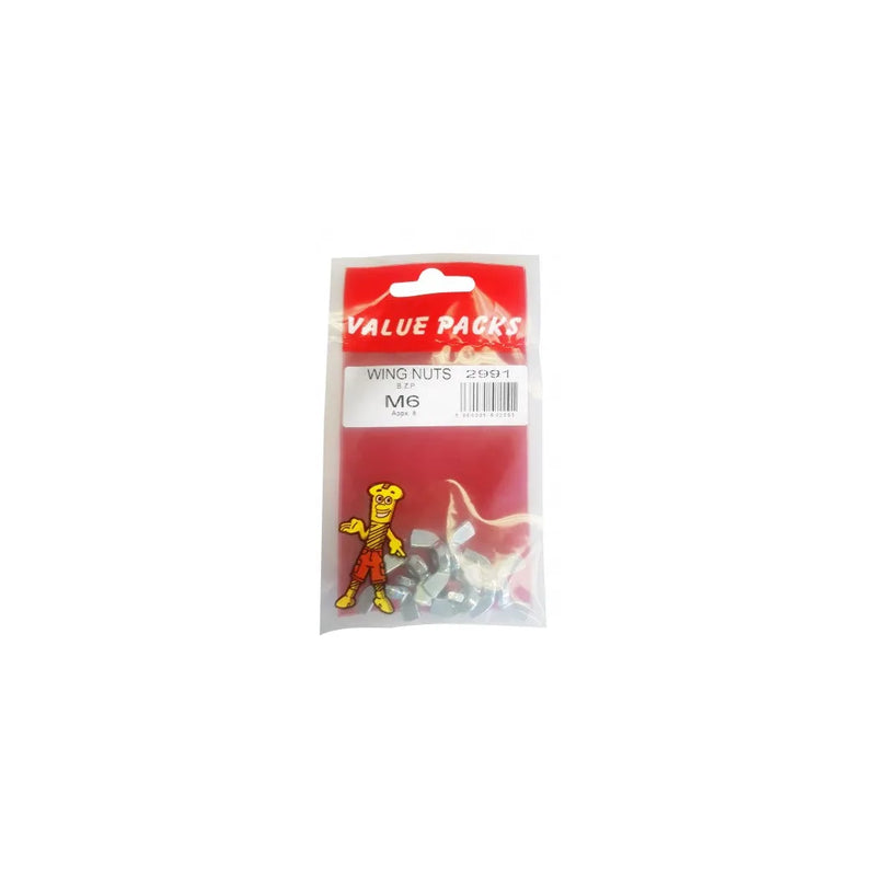 Value Pack M6 Wing Nuts