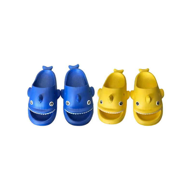 Children'S Shark Design Slippers Shoes Slides Assorted Sizes (31 – 35) And Colours