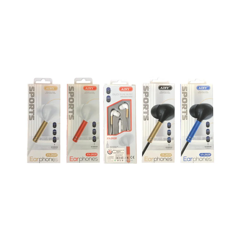 Ainy Wired Earphones An – 2028 Assorted Colours