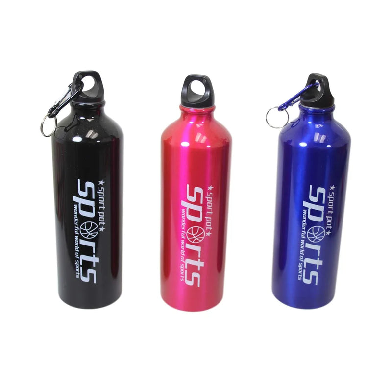 Metal Gym Sports Water Drinking Bottle Assorted Colours