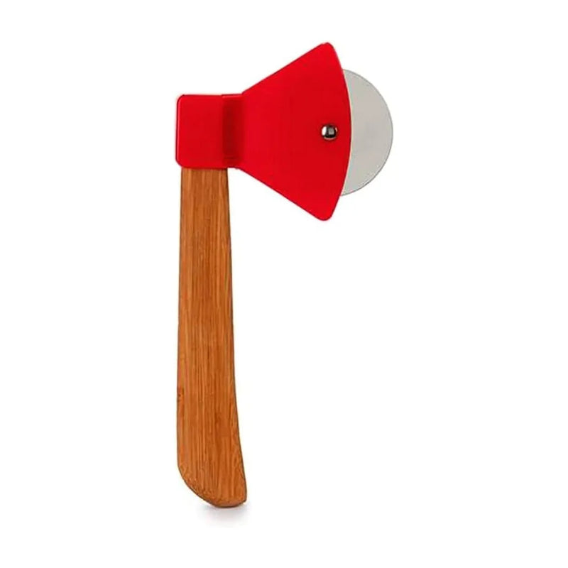 A x e Shaped Pizza Cutter Wheel Assorted Colours