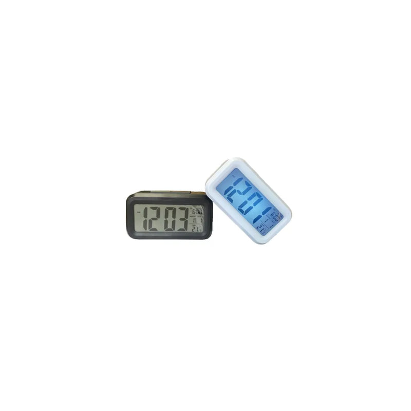 Bedroom Lcd Digital Display Alarm Clock Assorted Colours