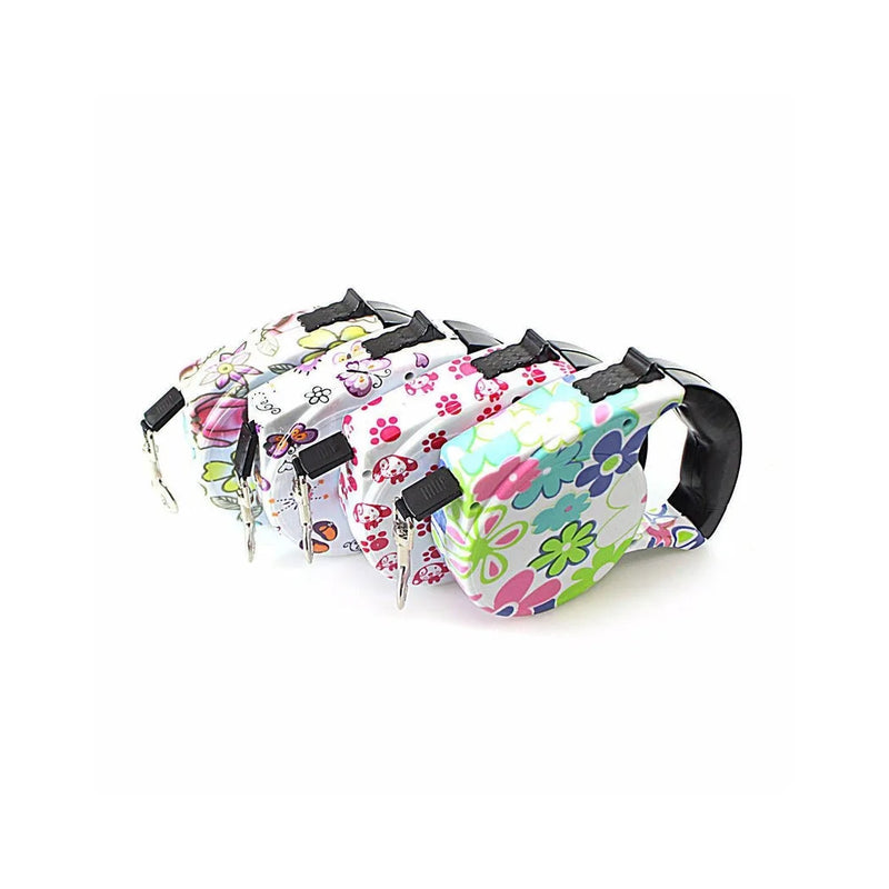 Retractable Dog Leash 33Lbs Assorted Colours And Designs