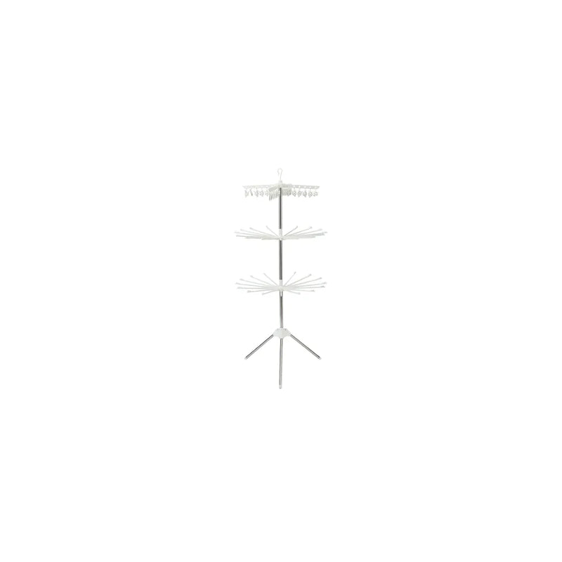 Space Saving Laundry Dryer 3 Tiers Rotating 10 Arms