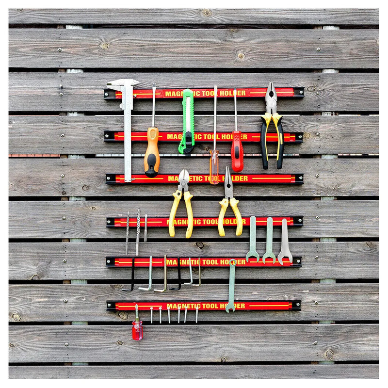 6x18" Heavy Duty Magnetic Tool Bar Storage Holder Rack Garage Wall Holder Strips