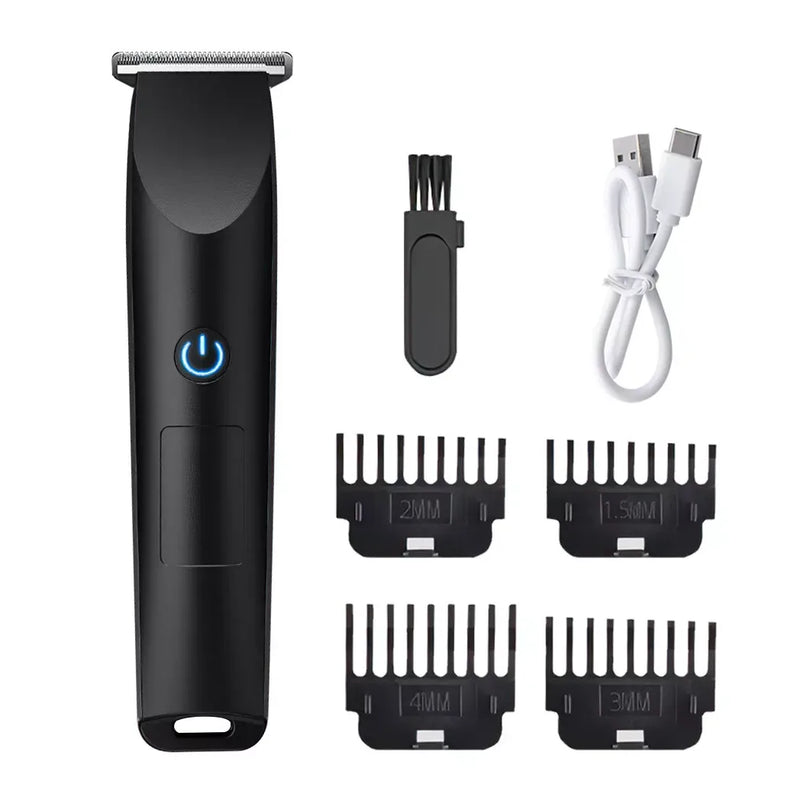 Men Pro Electric Hair Clippers Beard Trimmer Cutting Barber Shaving Machine Black (US Logistics For USPS/DHL/Fedex/UPS. No designated logistics accepted，TK/TMEU only For self-pickup）
