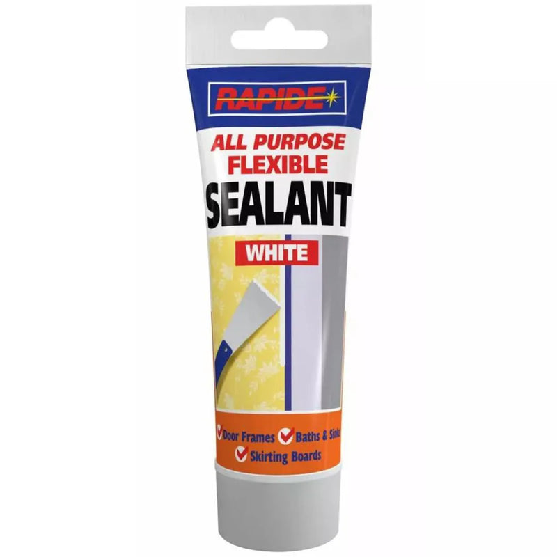 Rapide Squeezy Multi All Purpose Sealant Tube White 250G