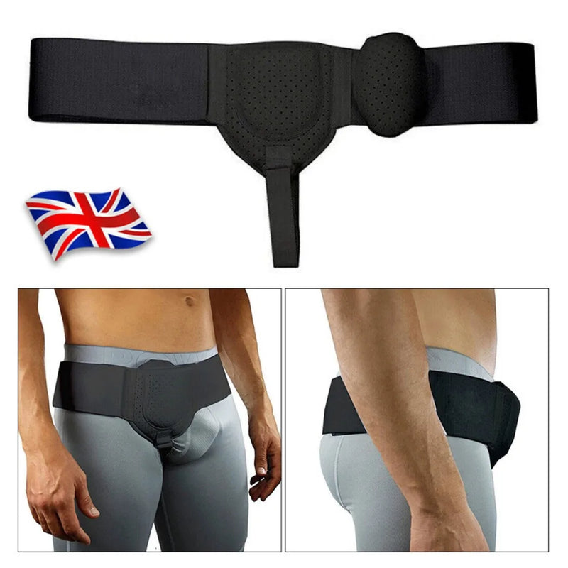 Inguinal Groin Hernia Belt Abdominal Groin Removable Support Truss Brace Men