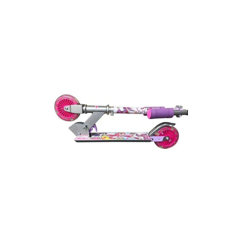 Unicorn Dreamland Push Scooter with 2 light up Flashing Wheel Outdoor Game for Boy Girl SV13988