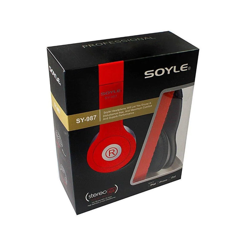 Soyle Sy – 987 Plastic Headphones With Cable Assorted Colours