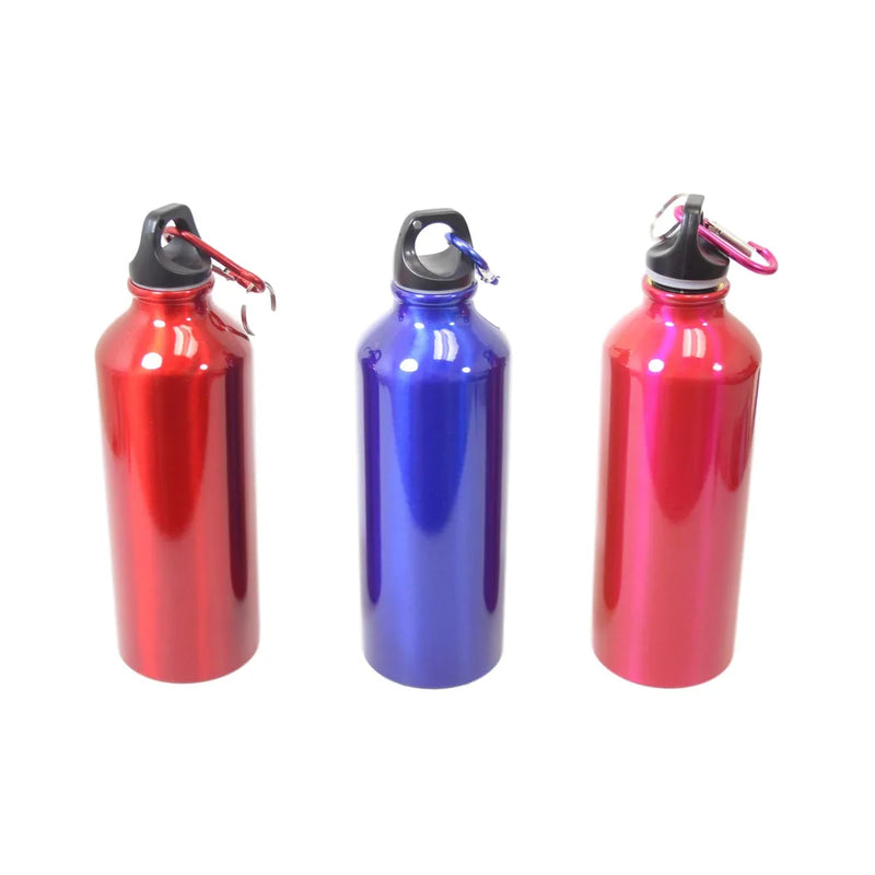 Metal Gym Sports Water Drinking Bottle Assorted Colours
