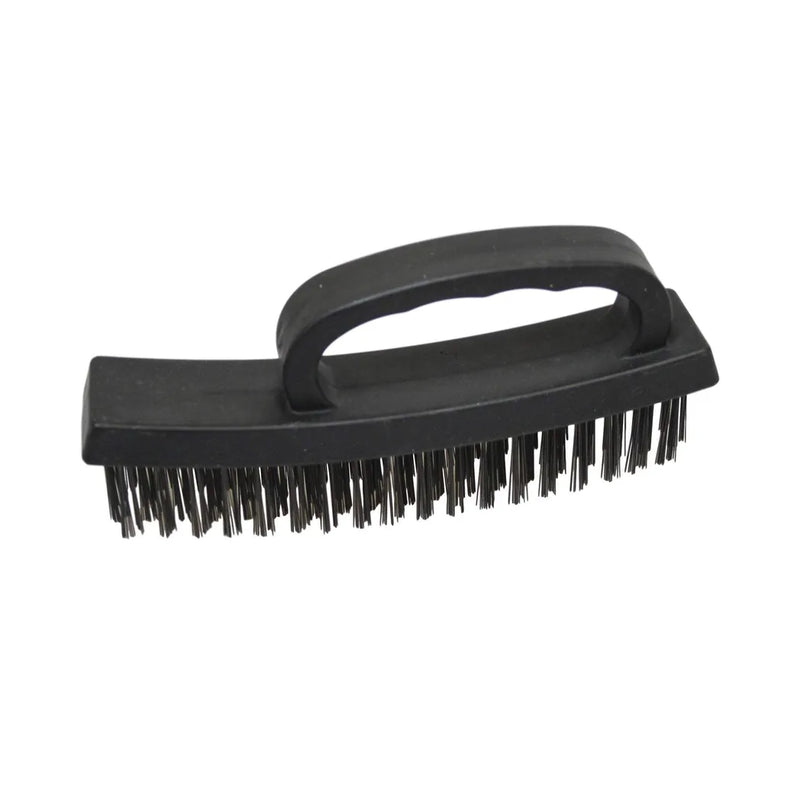 Plastic Wire Brush Black Cleaning Scrubbing Indoor Outdoor Brush