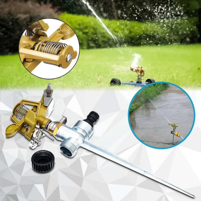 360° Rotating Water Sprayer Garden Lawn Farm Watering Irrigation Sprinkler UK
