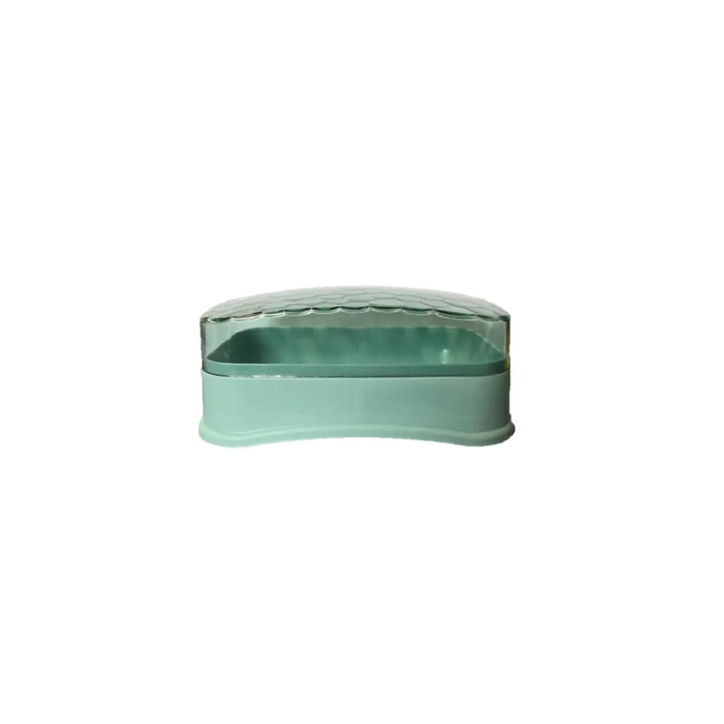 Plastic Bathroom Kitchen Soap Bo x Dish Holder Assorted Colours