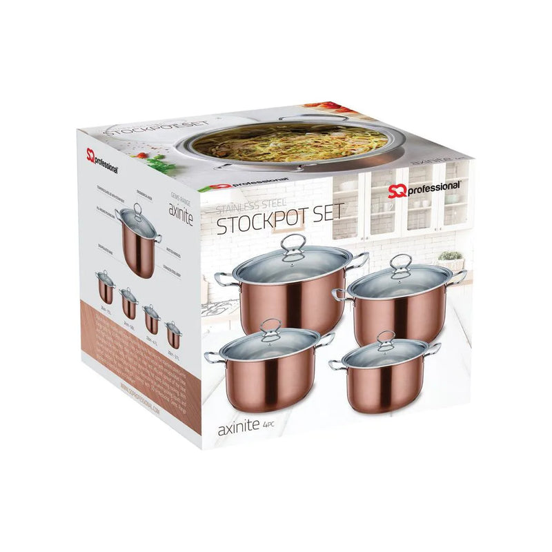Sq Professional Gems Stainless Steel Stockpot Set Of 4 A x inite 18 – 20 – 22