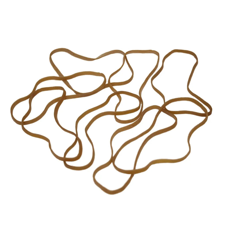Brown Elastic Rubber Bands Large Heavy Duty Rubber Bands 50 Packs