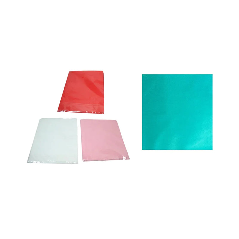 Reusable Plastic Solid Colour See Through Party Table Cloth Assorted Colours