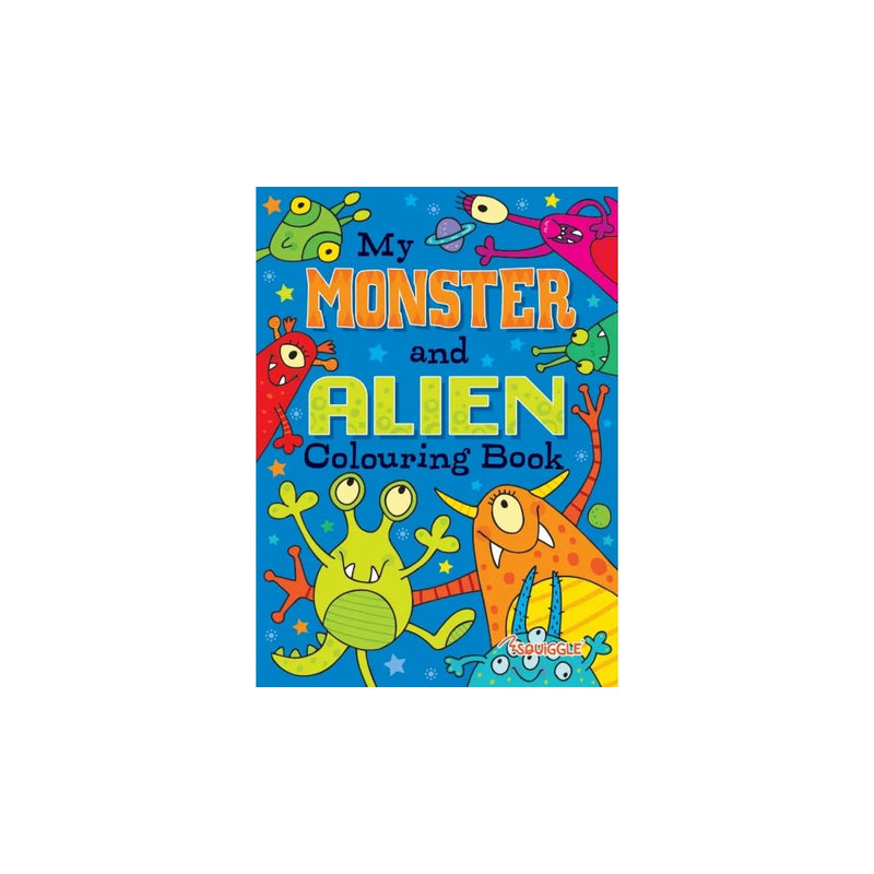 Children'S Fun Colouring Book Monsters Dinosaur Assorted Designs