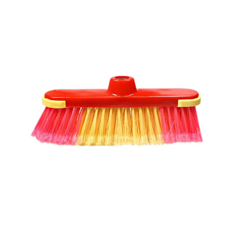 Cleaning Brush Broom Head Plastic Assorted Colours