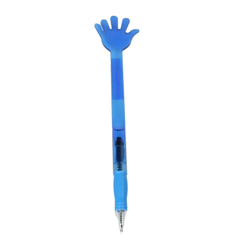 Plastic Huge Hand Shaped Pen Assorted Colours