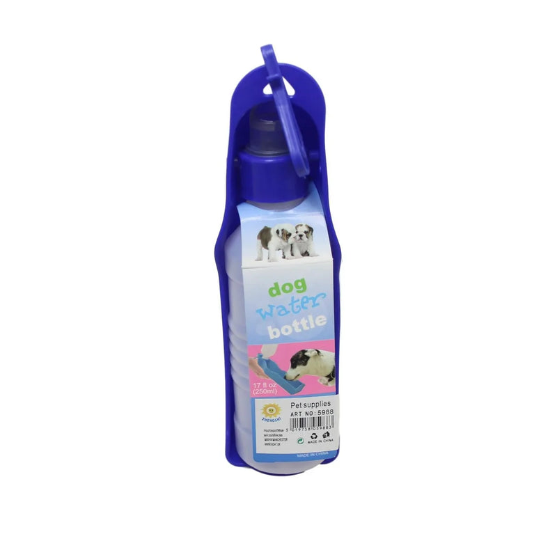 Pet Dog Plastic Travel Water Bottle 250Ml Assorted Colours