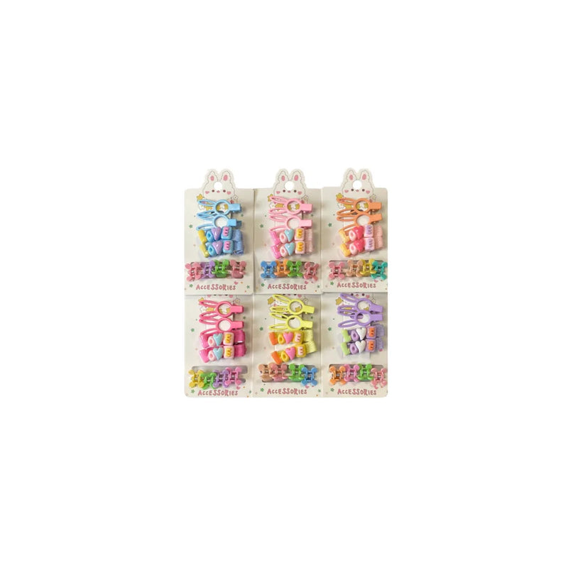 Hair Accessories Clips Assorted Designs And Colours