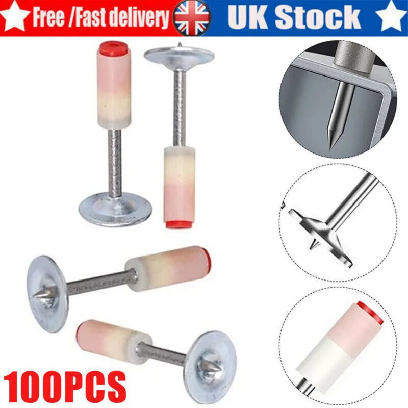 100PCS Mini Manual Steel Nail Rivet Tool Concrete Nailer DIY Wall For Nail Gun