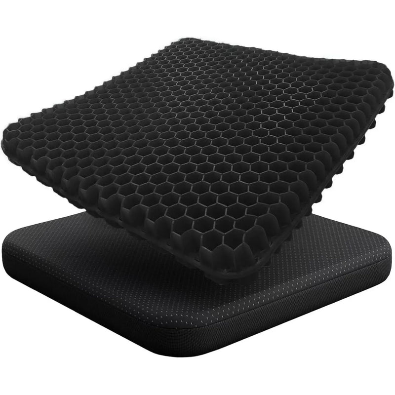Honeycomb Breathable Gel Seat Cushion Cooling Double Thick Egg Sitting Pad Mat