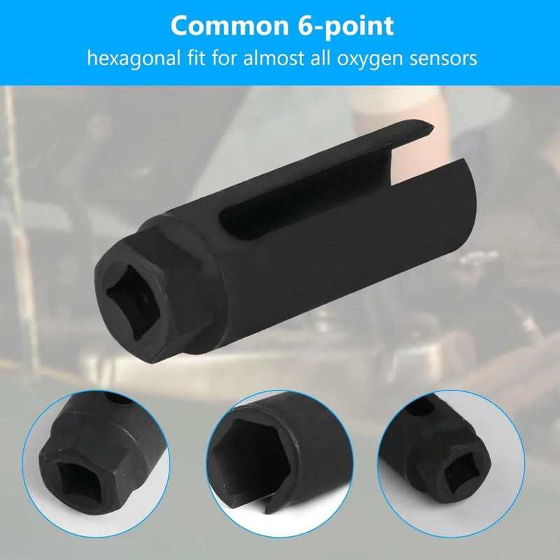 1/2" Drive Car Lambda Oxygen Sensor Open Socket Wrench Removal Hand Tool 22mm UK