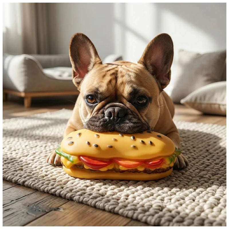 Pet Dog Toy Squeaky Sandwich