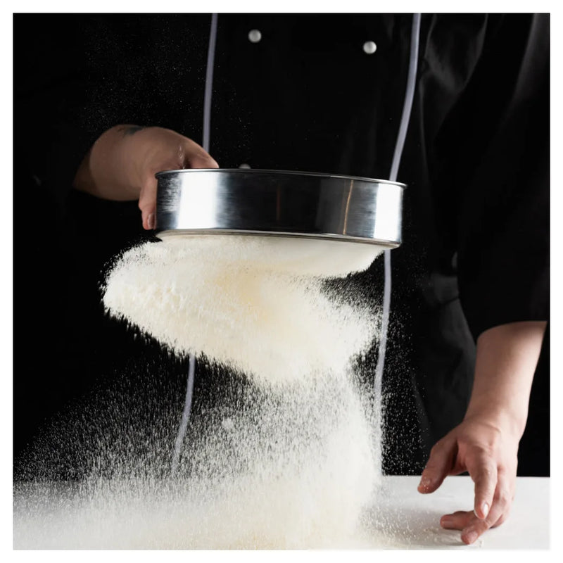 Stainless Steel Round Flour Sieve Strainer Set Of 6