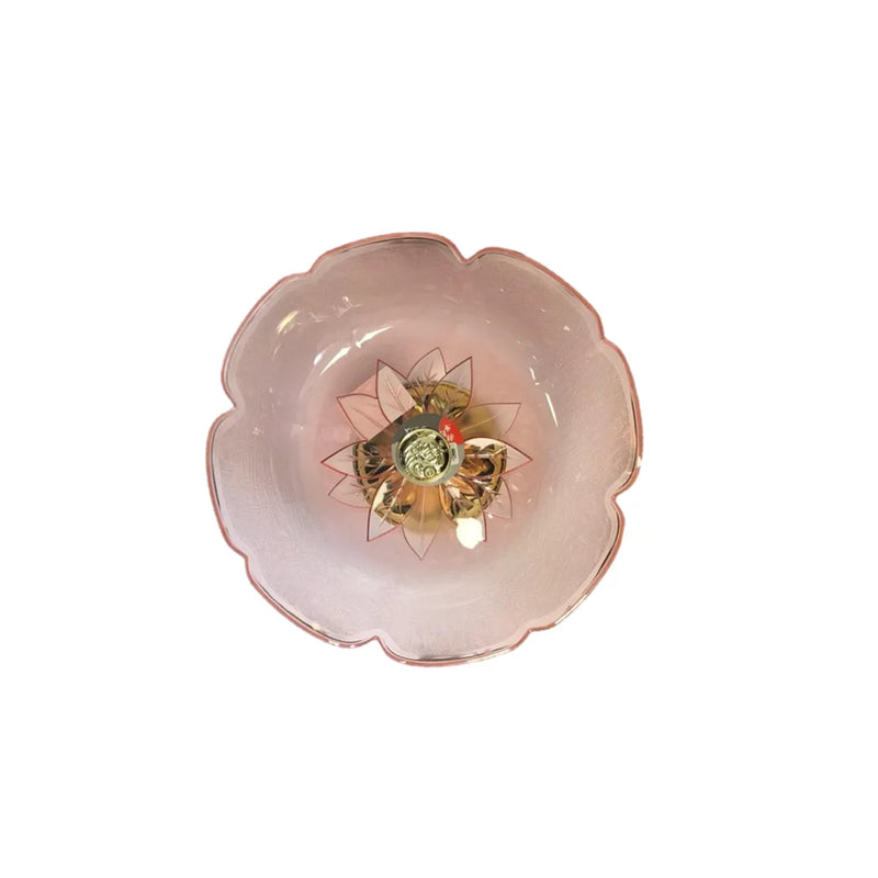 Plastic Flower Fruit Serving Bowl Assorted Colours