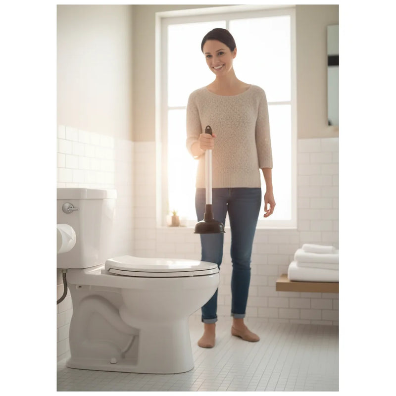 Plastic Bathroom Toilet Plunger