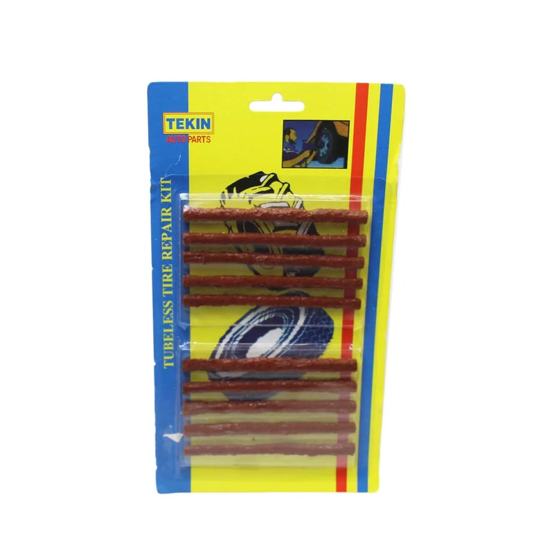 Tubeless Tyre Puncture Repair Rubber Strips Diy Outdoor Repair 10 Pack