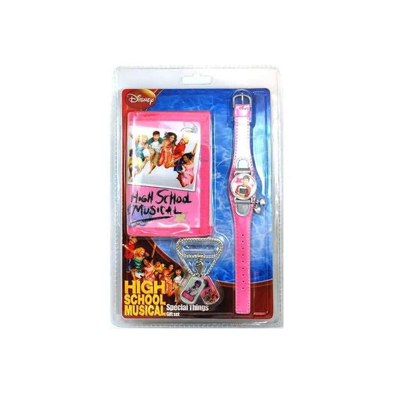 Disney Childrens Girls High School Musical Wallet, Watch and Dotages Gift Set - CLEARANCE NEEDS RE-BATTERY