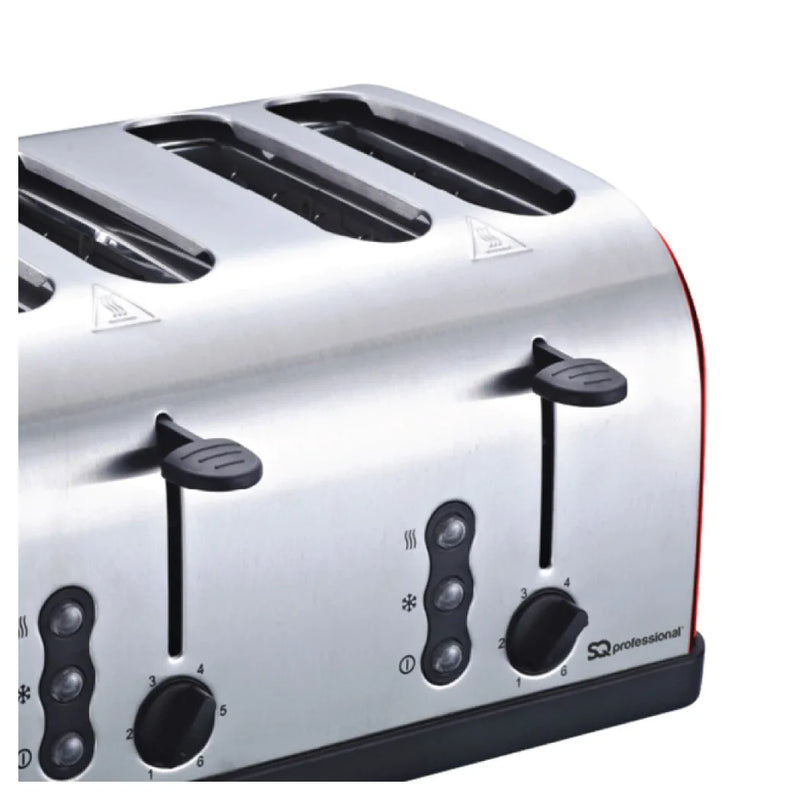 Sq Professional Gems Legacy 4 Slice Toaster 1500W Ruby