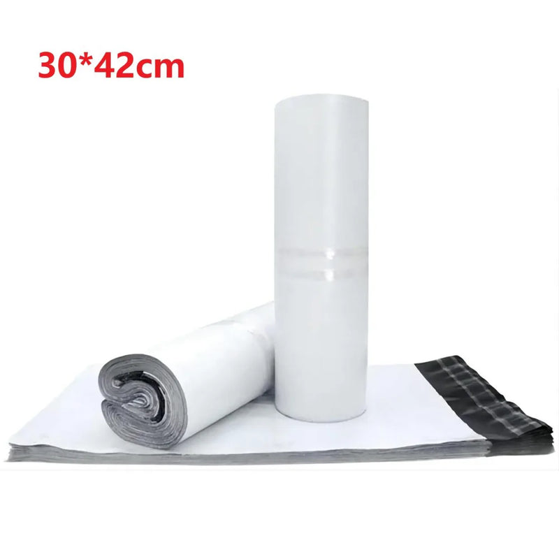 100PCS Mailing Postal Express Bags, PE Material Seal Pack Packaging Postage Mail Sacks Envelopes Mailers-30*42cm