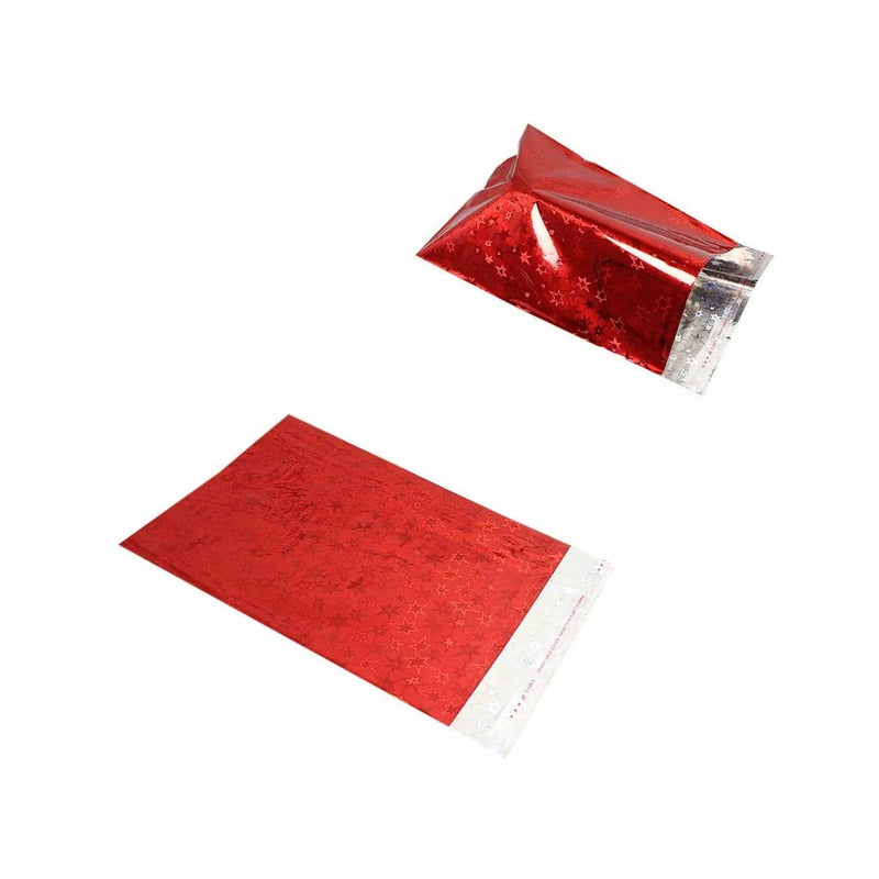 Shiny Gift Wrapping Packaging Gift Bag Envelope Pack Of 3 Assorted Colours