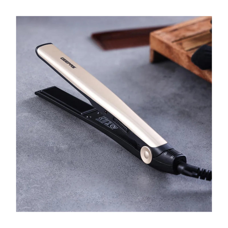 Ceramic Hair Straightener With Ceramic Coating Plates And Led Light Indicator 28W
