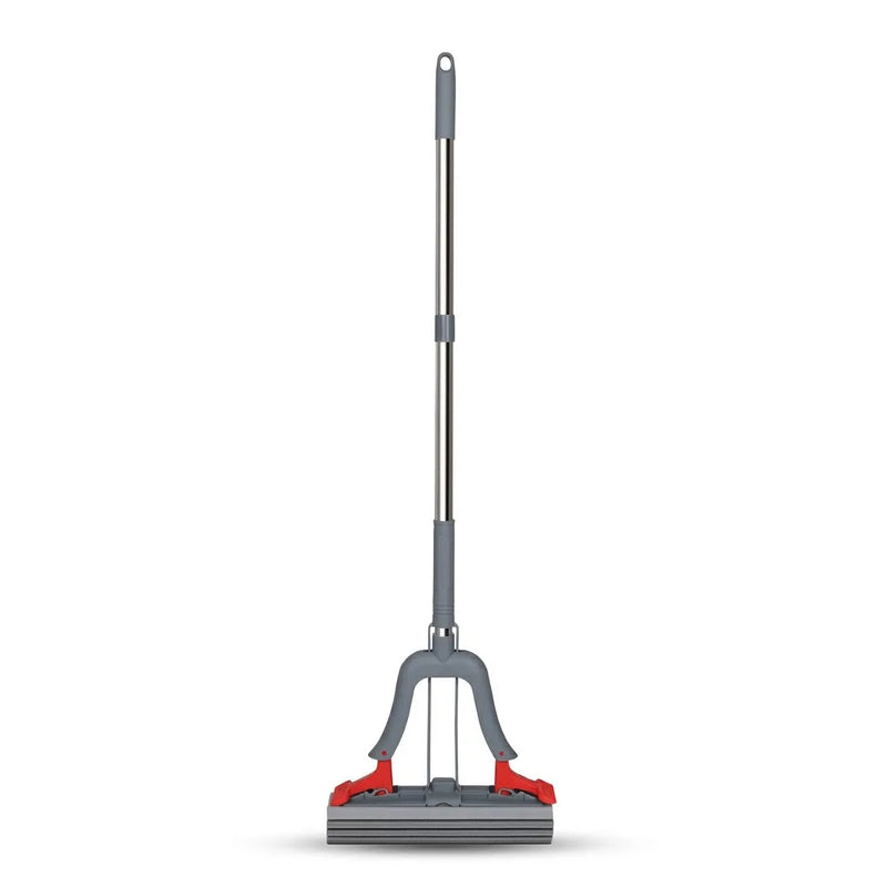 Pva Sponge Mop With Butterfly Squeeze Mechanism, E x tendable Stainless Steel Pole