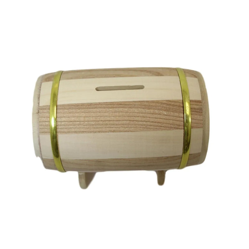 Wooden Treasure Bo x Style Money Bo x Deposit Bo x Gold Rim Vintage Style