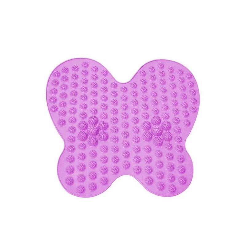 Washable Foot Pain Relief Massage Refle x ology Mat Butterfly Shape Assorted Colours