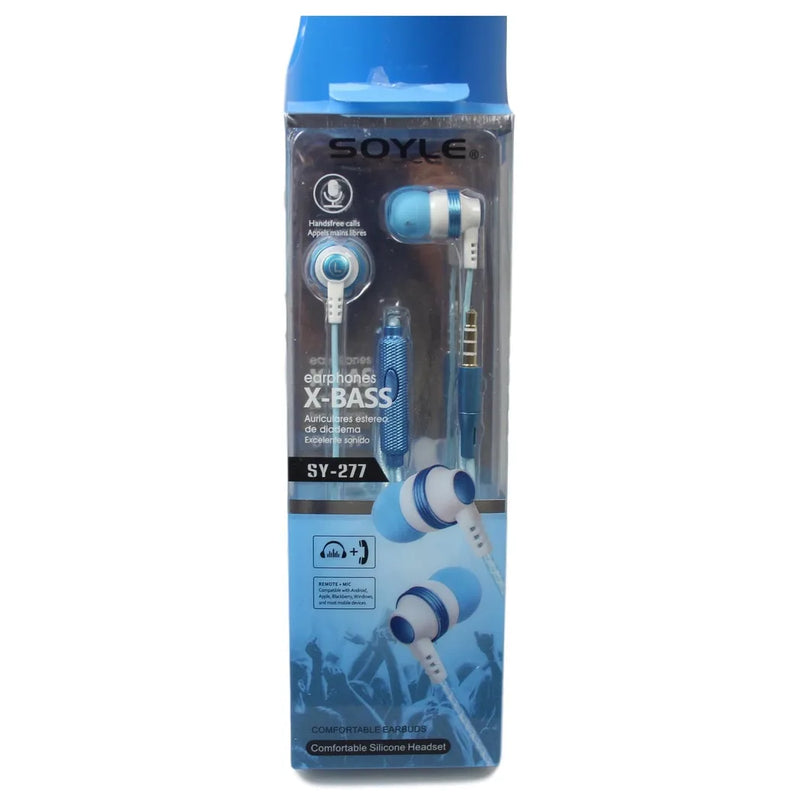 Soyle x – Bass Earphones Comfortable Silicone Headset 4 Colours Available