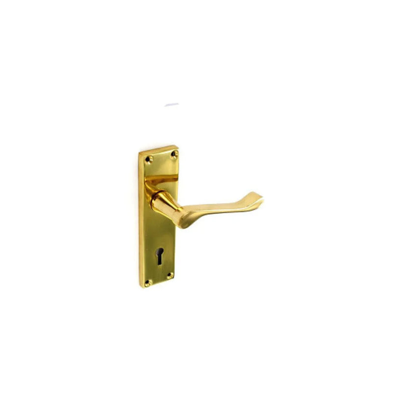 6" Vic Scroll Lock Handle Brassed